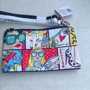 Brighton Women's Colorful Graphic Wristlet